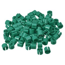 100pcs Clothes Hanger Marker Blank Fit 3.5mm Rod Garment Coding Deep Green