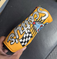 Scotty Cameron Custom Shop Dirty Rat Putter Headcover Yellow Leather