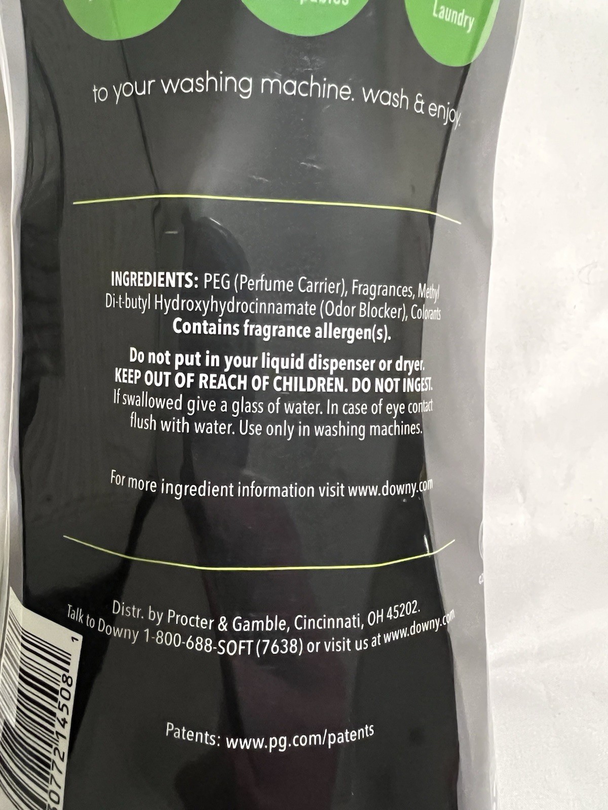 Downy Unstoppables Laundry Scent Booster Paradise Scent - Partially Used