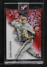 2022 Topps Pristine Red Pristine Pulsar Refractor /5 Jake Cousins #212 3c6