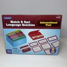 Lakeshore Match Sort Language Quickies Informational Text Grades 4-5