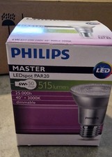 Image of Phillips 6W LED PAR20 Bulb E27 3000K 515lm Dimmable 40D Warm White