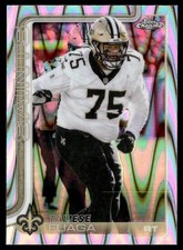 2025 Topps Chrome Football RayWave Taliese Fuaga New Orleans Saints #219