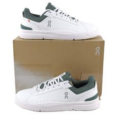 On The ROGER Advantage Sneakers In White And Olive Men's Size 11.5 3MF30641528