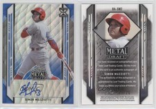 2021 Leaf Metal Draft Blue Wave /20 Simon Muzziotti #BA-SM2 Auto