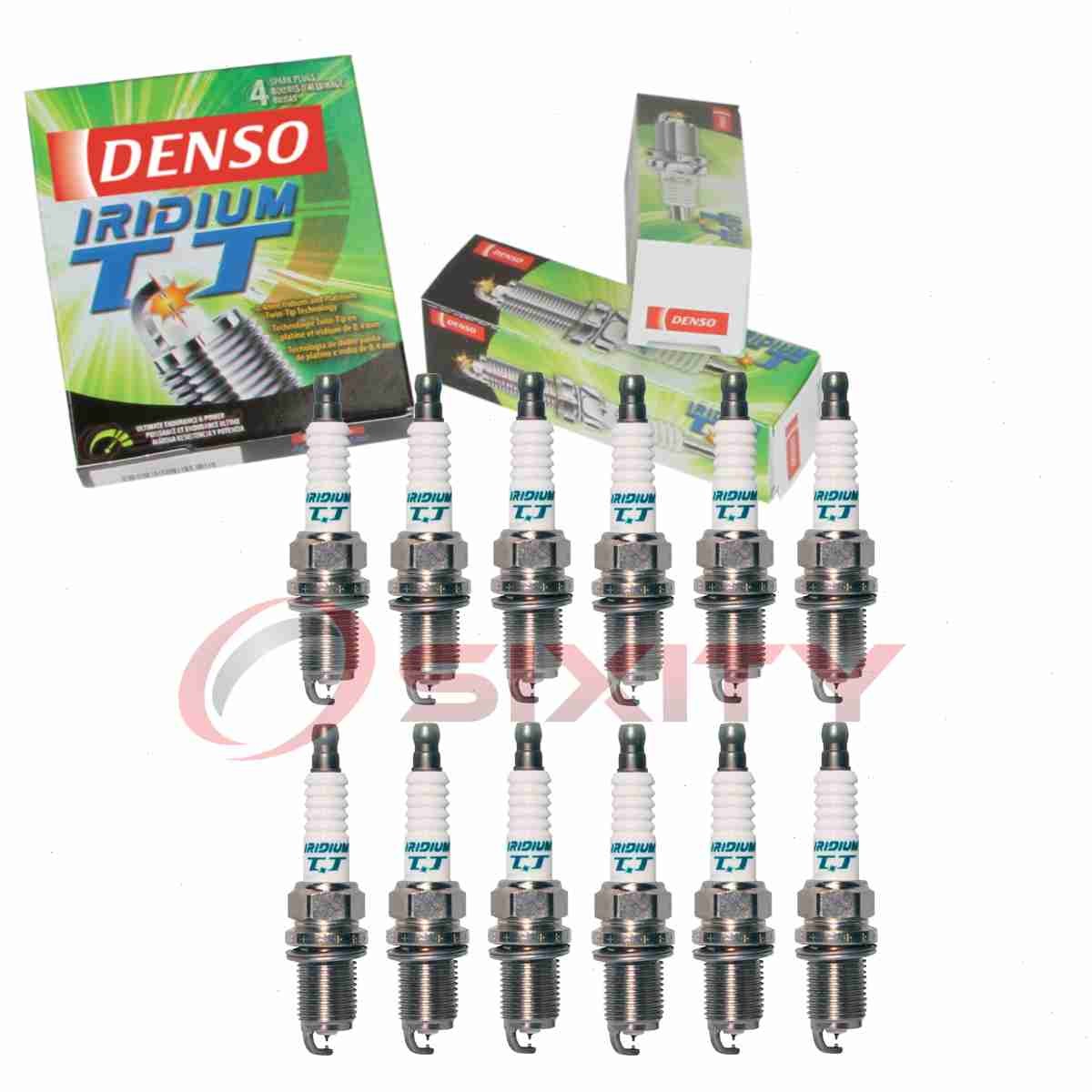 12 pc Denso Iridium TT Spark Plugs for 2003-2005 Mercedes-Benz ML350 3.7L V6 rc