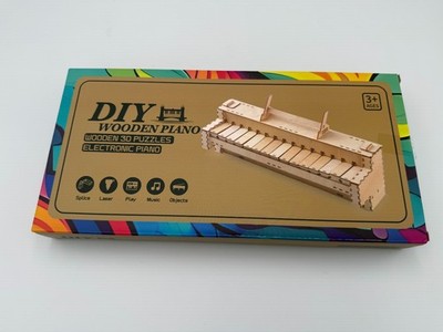 DIY Wooden Piano Wooden 3D Puzzles Electronic Piano NO.P-06