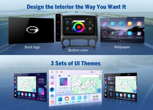 Android 14 10.1" Car Stereo Radio CarPlay Head Unit WiFi GPS for Chevy Silverado - Picture 12 of 20