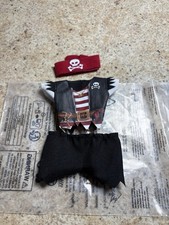 Pirate Costume For Small Plush Toys 17cm New