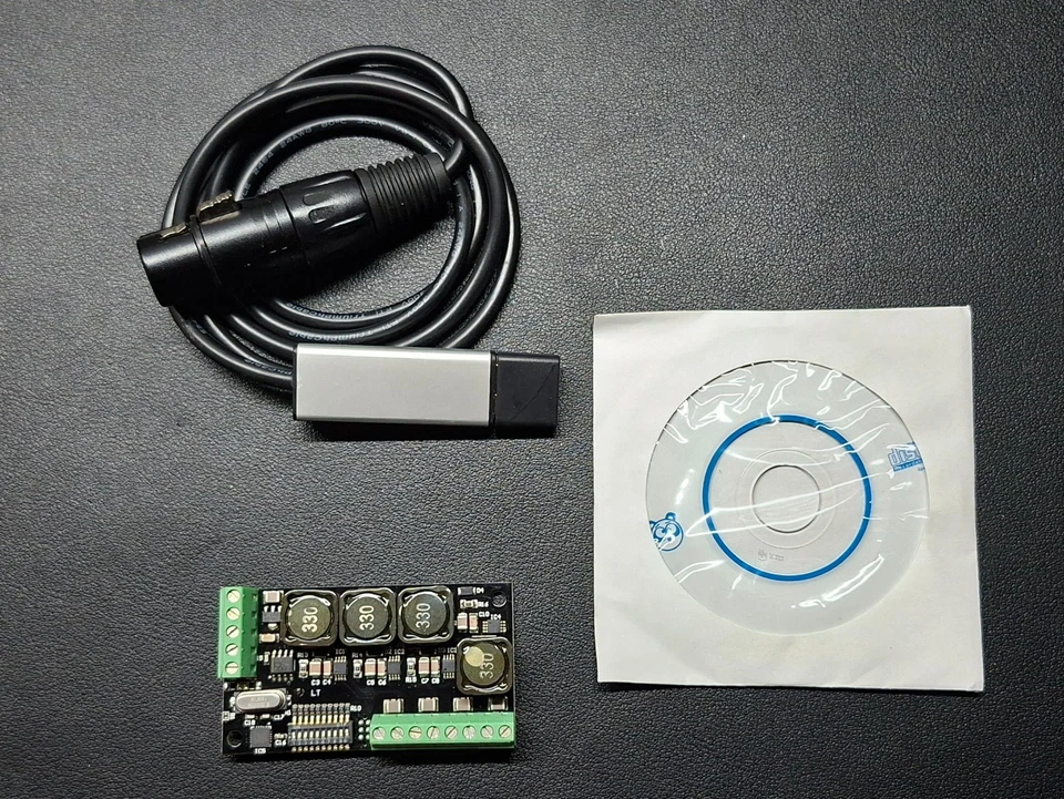 DMX CONTROLLER LED RGBW 700mA con convertitore USB - DMX - Immagine 2 di 4