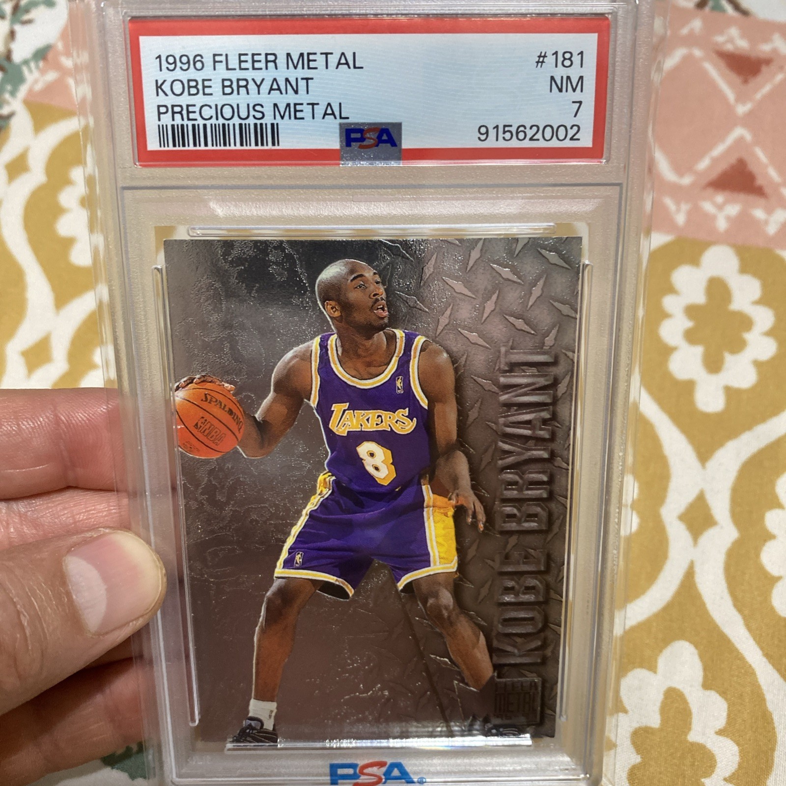 1996-97 Fleer Metal - Kobe Bryant #181 Precious Metal (RC)
