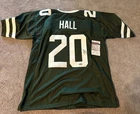 Autographed/Signed Breece Hall New York Green Football Jersey JSA COA