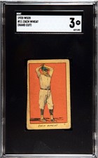 1920 W520 #50 Zach Wheat SGC 3 Brooklyn Robins HOF - Rare