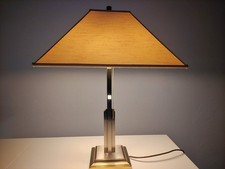 Vintage Table Lamp Mid Century, Willy Rizzo Hollywood Regency, Skyscraper Design