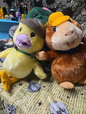 Fisher-Price Wonder Pet Linny Hamster and Ming Ming Duck Stuffed Toys Nick Jr.