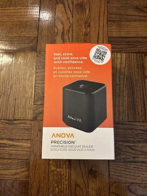New Anova Culinary Precision Port Handheld Vacuum Sealer Black With 10 Bags