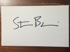 STEVE BUSCEMI Signed Index Card AUTOGRAPH Boardwalk Empire - Reservoir Dogs