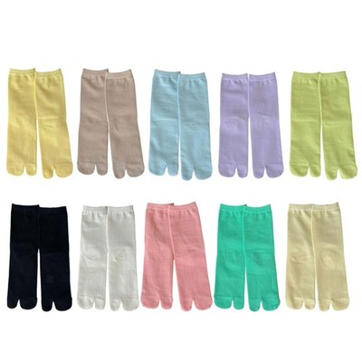 Flip-Flop-Socken für Damen, atmungsaktive weiche Zehensocken für Zuhause,