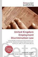 Lambert M. Surhone (U. A.) | United Kingdom Employment Discrimination Law | Buch