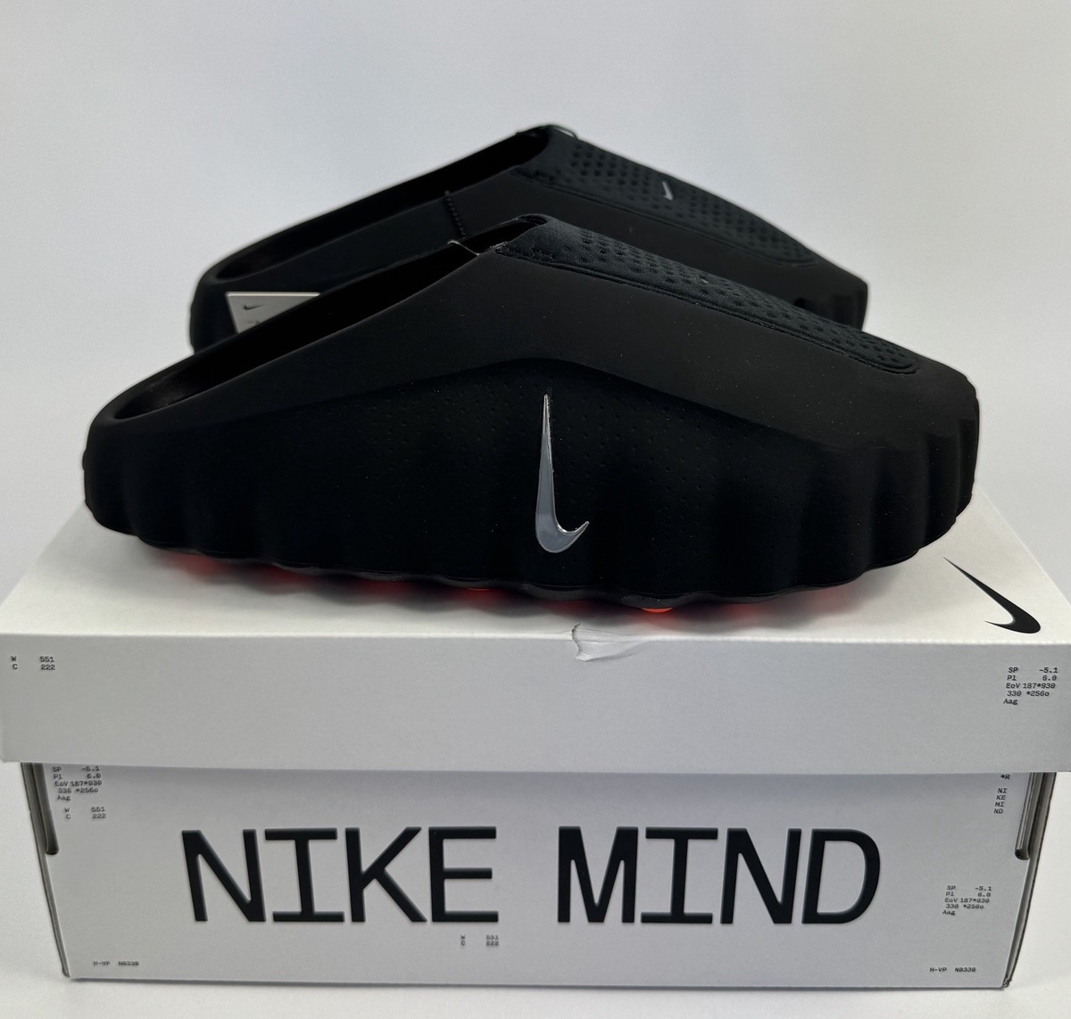 Nike Mind 001 Black Slides Size: UK7 / US 8 / EU41 | eBay UK