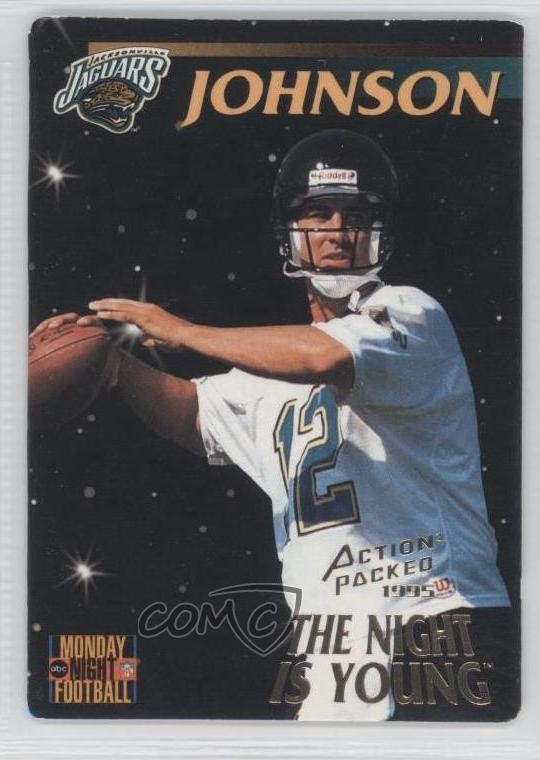 1995 Action Packed Monday Night Football Rob Johnson #99 Rookie RC 9av