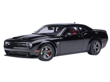 2023 DODGE CHALLENGER SRT SUPER STOCK PITCH BLACK 1/18 MODEL BY AUTOART 71765