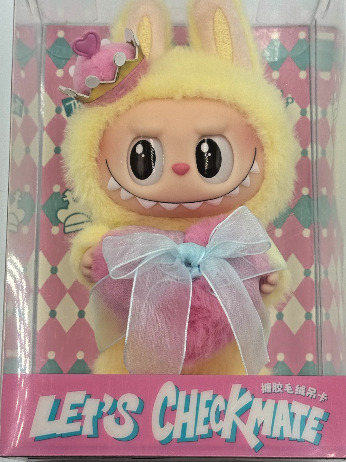 POP MART Authentic LABUBU THE MONSTERS  Let's Checkmate Series Vinyl Plush Doll