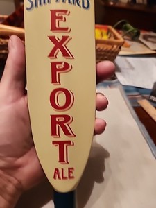 Shipyard Export Ale  12" Long Beer Tap Handle Wooden
