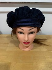 vintage silk and a velvet beret
