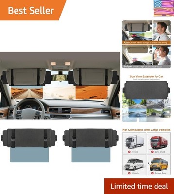 Sun Visor Extender for Car, Visor Extender Sun Blocker, Sun Visor Extension w...