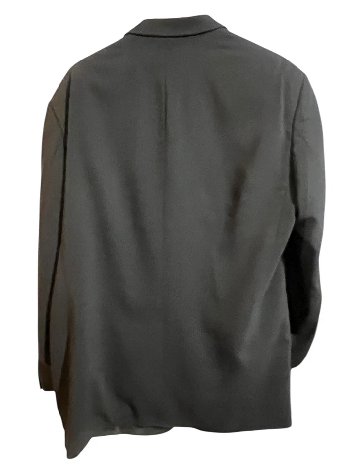 Traje Hugo Boss De Colección Para Hombre Talla 44 R Negro W38 X 32L Lana 3 Botones Calce Relajado Foto 3 de 4