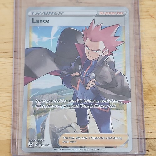 Lance (Full Art) Holo SWSH12: Silver Tempest 192/195 NM Pokemon