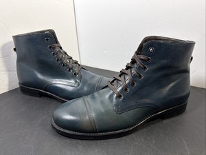 Maison Forte Dress Shoes Mens 11.5 Black Leather Cap Toe Derby Made In Spain Maison Forte | eBay main image 4