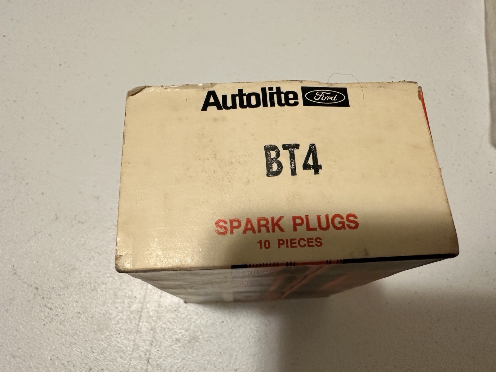 10 Vintage Autolite BT4 Spark Plugs NOS