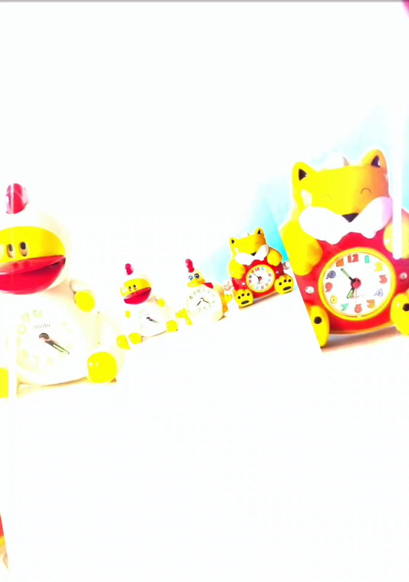 Lot of 3 Vintage Novelty Alarm Clocks '80s – Imoto Japan Chicken