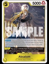 Absalom OP14-100 One Piece CCG - OP14 The Azure Sea's Seven - NM - Foil