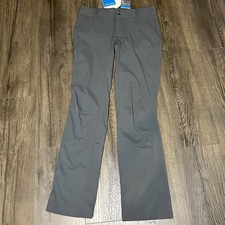 Columbia Pants Womens 6 Regular Gray Active Fit Omni-Shield Straight Leg Outdoor