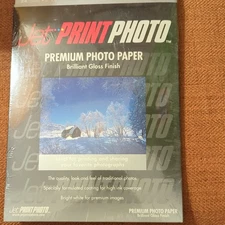 Jet Print Photo Premium Photo Paper 4” x 6” 24 Sheets