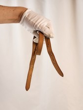 Authentic Louis Vuitton Leather Strap 27" Vachette For Bucket PM Bag Adjustable