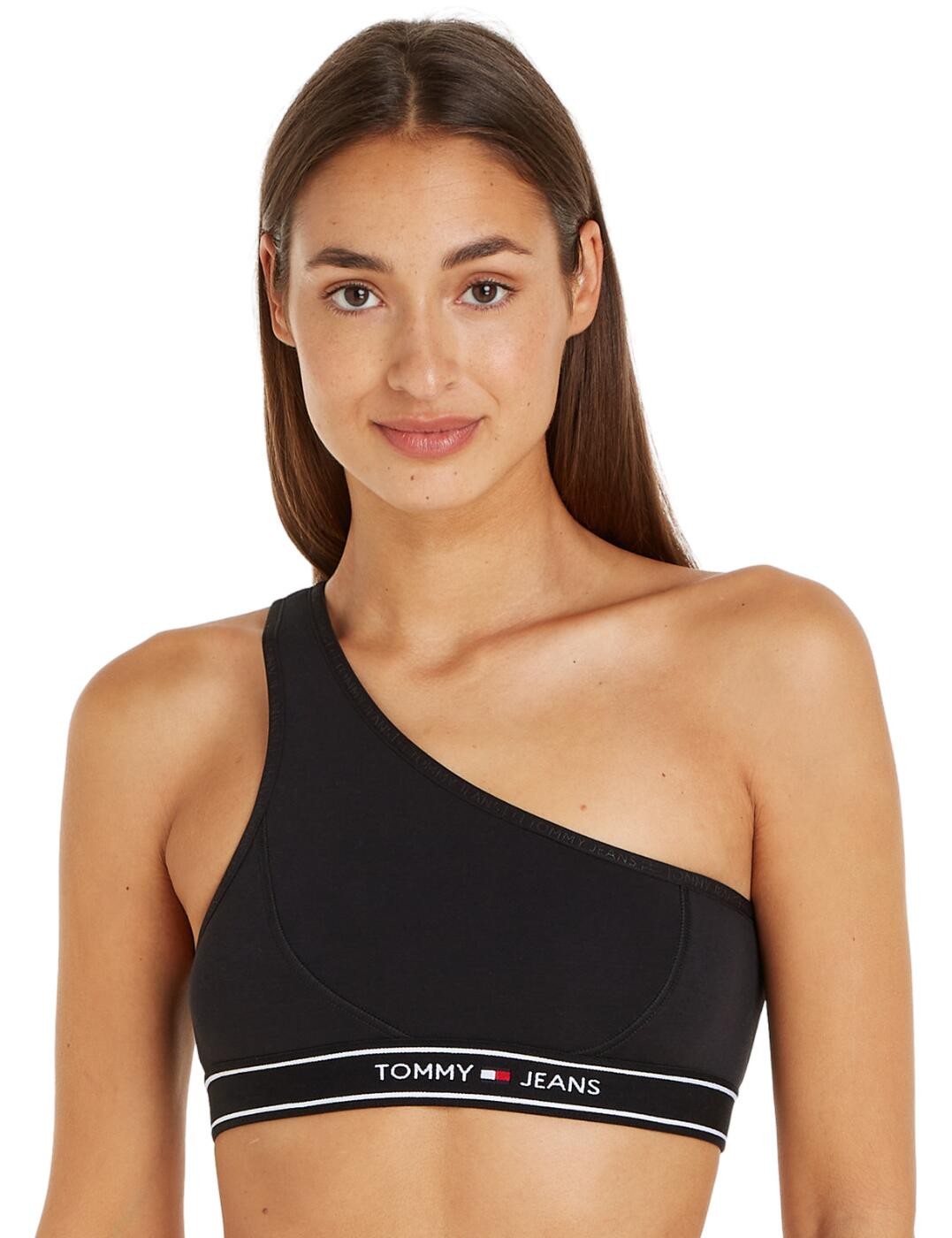 M - 12 Tommy Hilfiger Asymetric Bralette Non-Wired Womens Bras UW0UW05119