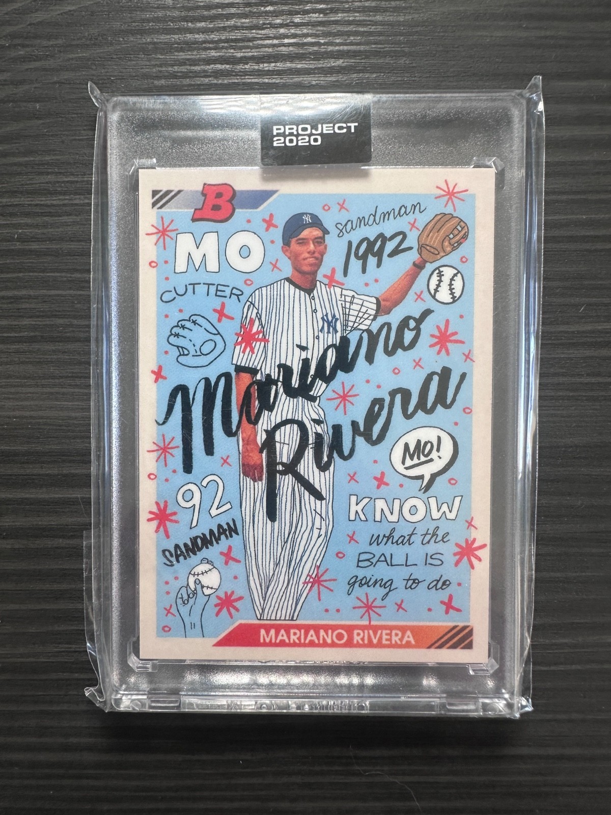 2020 TOPPS PROJECT 2020 #8 MARIANO RIVERA - NEW YORK YANKEES - SOPHIA CHANG