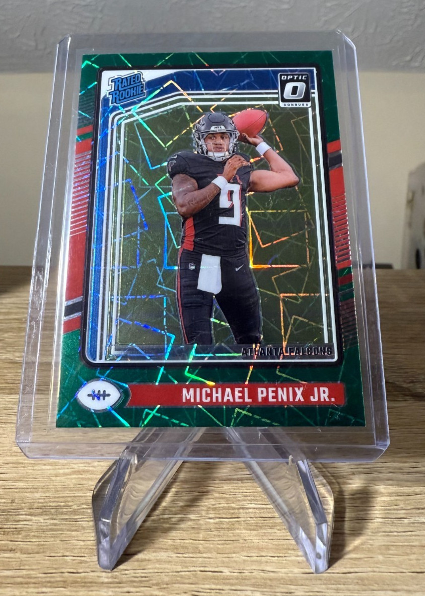 2024 Panini Donruss Optic Rated Rookie Michael Penix Jr. #279 Green Velocity