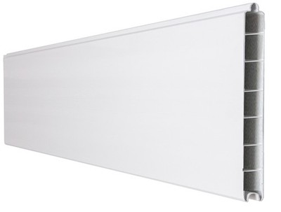 GroJa BasicLine PVC Stecksystem Einzelprofil schmal 180 x 15 x 1,9 cm