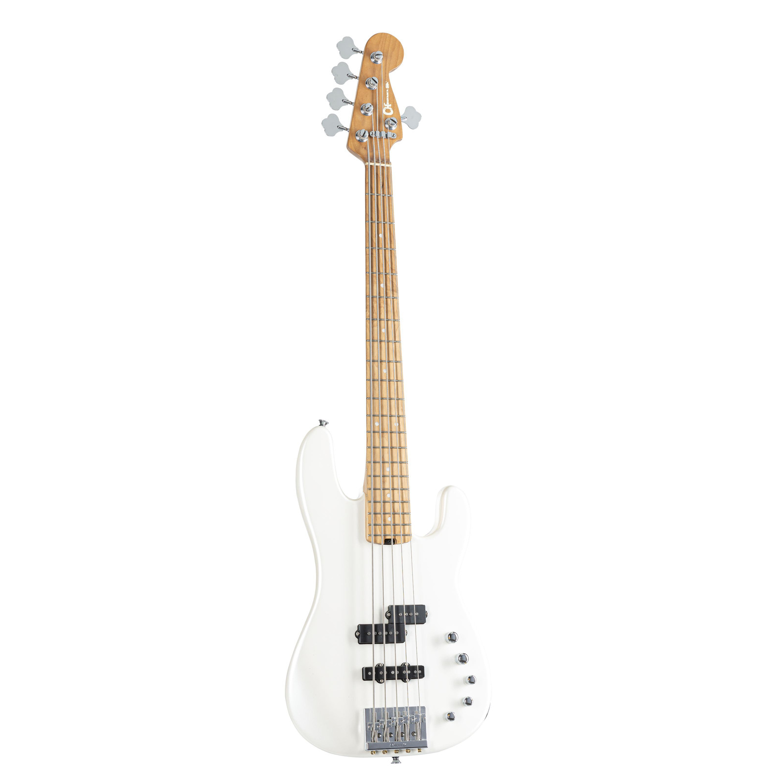 Charvel Pro-Mod San Dimas Bass PJ V CM Platinum Pearl - Электронный бас
