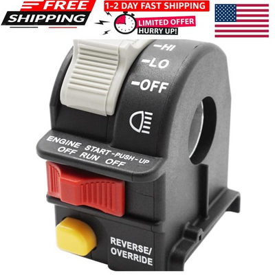 #ad Left Handlebar Engine Start Off Headlight HI LO Off Switch for Polaris Sportsman $22.00