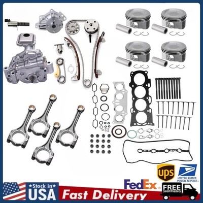 2AZ-FE 2.4L Engine Overhaul Rebuild Kit Timing Kit For Toyota Scion tC xB