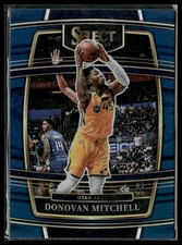 2021-22 Panini Select #83 Donovan Mitchell Blue Prizms