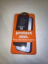 New Protect Onn Corning Glass Screen Protector For iPhone 15 Pro Max Phone