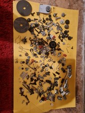Screws. Various sizes/colours. New, but opened. Box of mixed plus part packets. 