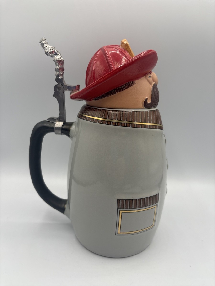 Schultz Dooley Utica Club FIREMAN FRITZ Beer Stein WEBCO Germany